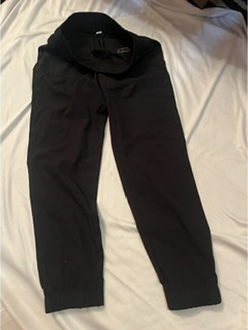 Girls black jogger pants